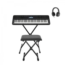 Yamaha PSR E383 Portable Keyboard Pack, Black